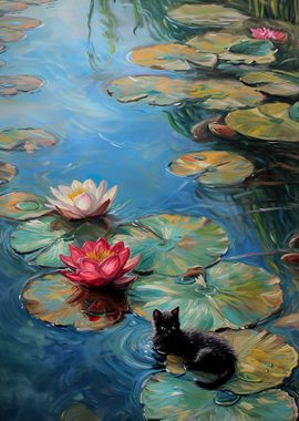 Meownet Water Lilies III