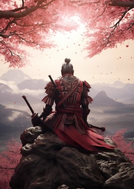 Samurai Meditating