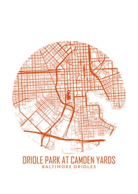 Oriole Park Stadium Map