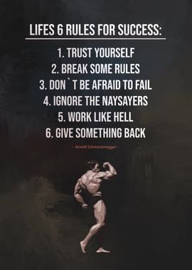 lifes 6 rules for success