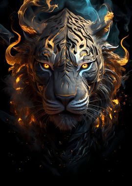 Wild fire Tiger Head cat