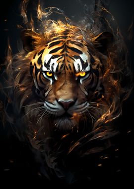 Wild fire Tiger Head cat