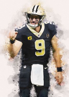 Drew Brees Painting