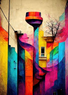 Abstract street art IV