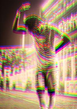 NEYMAR JR GLITCH ART