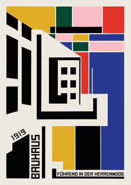 Retro Modern Bauhaus Print