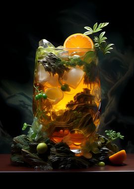 Colorful Nature Cocktail