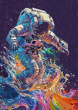 Astronaut in space