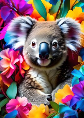 Floral Koala