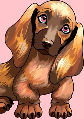 A cute Dachshund 003