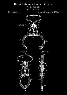 Police nippers patent