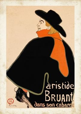 Aristide Bruant In Cabaret