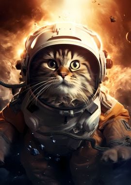 Astronaut Cat Maine Coon