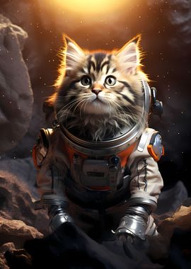 Astronaut Cat Maine Coon