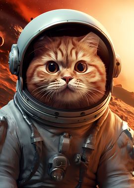 Astronaut Exotic Kitten