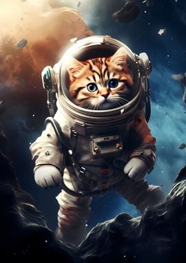 Astronaut Exotic Kitten