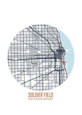 Soldier Field Stadium Map