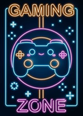 Neon Retro Gaming Zone