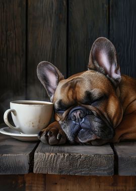 French Bulldog Coffee Cup