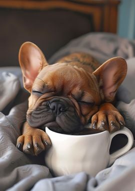 French Bulldog Coffee Cup