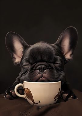 French Bulldog Coffee Cup