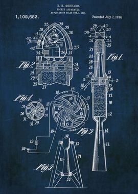 1914 rocket ship patent