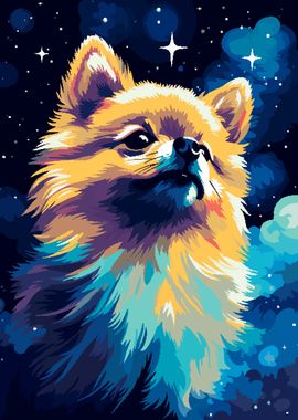 Inspiring Pomeranian Pixel