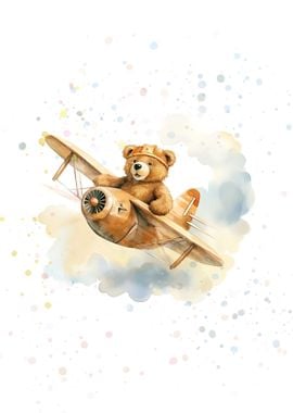 Bear on a plane