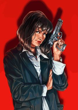 Mia Wallace Pulp Fiction