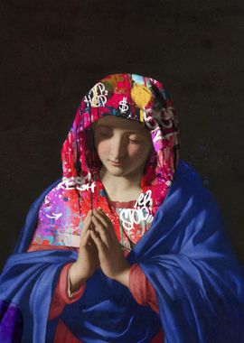 Virgin Mary Banksy Pop Art