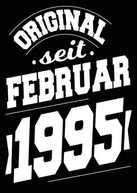 Februar 1995 29 Jahre