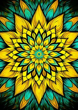 Yellow Mandala