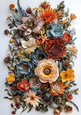 Vintage Paper Flowers