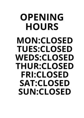 Opening Hours