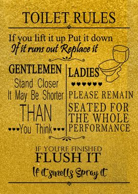 Toilet Rules