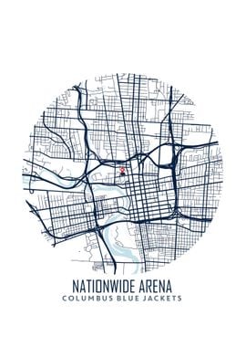 Nationwide Arena Map