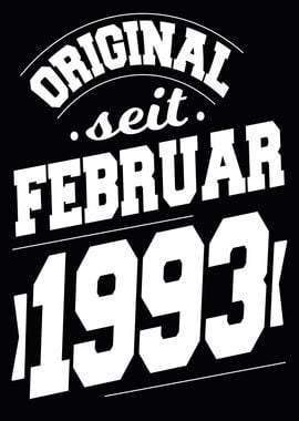 Februar 1993 31 Jahre