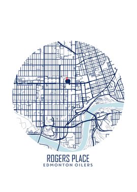 Rogers Place Map