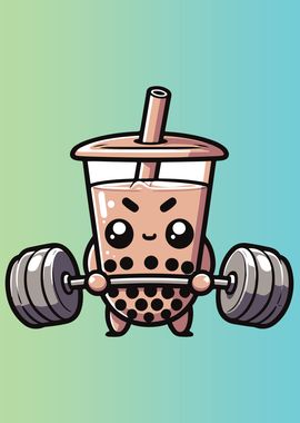 Boba Bubble Tea Kawaii Gym