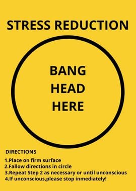 Stress Reduction Bang Head