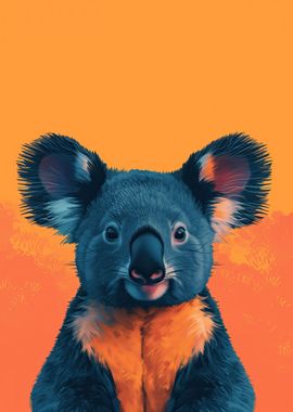 Koala Bear in Orange