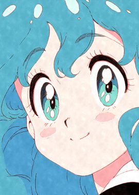 Kawaii Retro Anime Girl