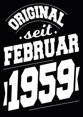 Februar 1959 65 Jahre