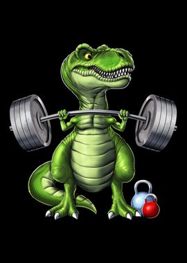 TRex Dinosaur Fitness Gym