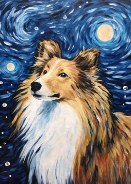 Shetland Sheepdog Night