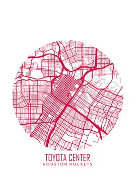 Toyota Center Map