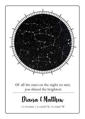 Star Map Personalized