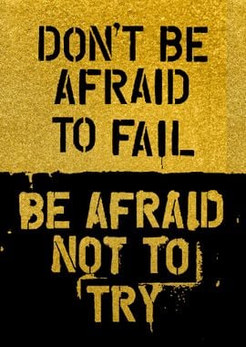 Don Not Be Afraid