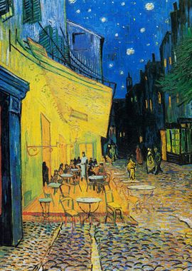 Cafe Terrace At Night