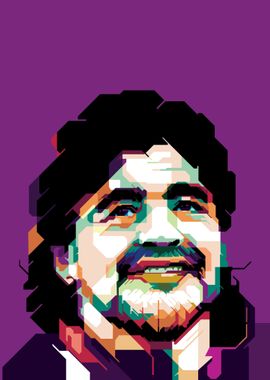 Colorful Armando Maradona